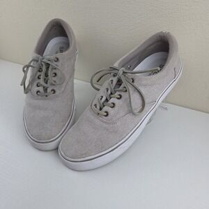 Sperry Topsider Striper II CVO Stone/Grey Leather Lace‎ Mens Size 9